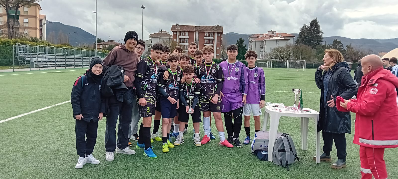Fase provinciale maschile e femminile calcio a 5, Campo Gudini (Rieti) 
Ragazzi SECONDI classificati
