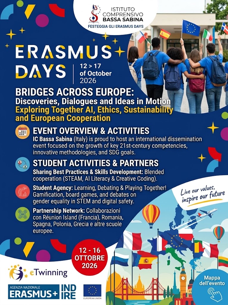 L'IC Bassa Sabina festeggia gli ErasmusDays2026